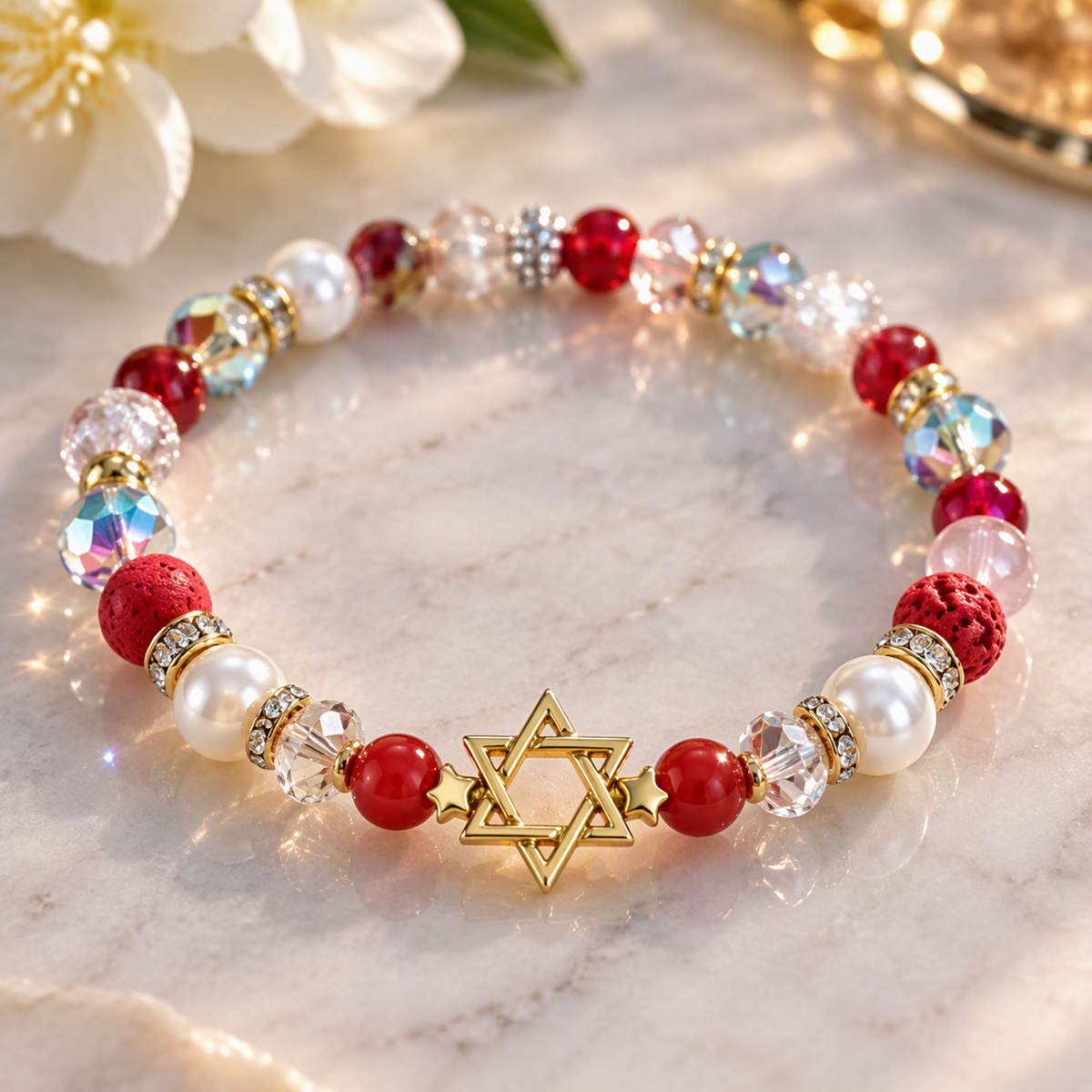 Star of David Que Sera Bracelet