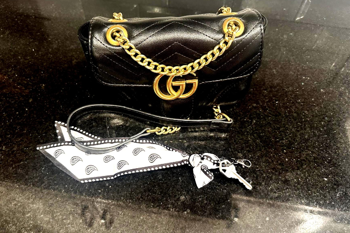 Silky Scarf Keychain - Luxury Purse Accessory & Key Finder - Que Sera Bracelets - Sing Along While Shopping Que Sera Sera...