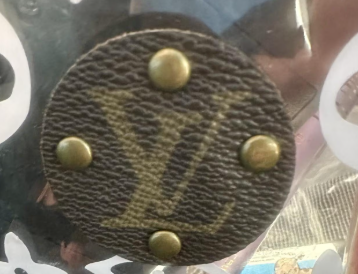 Stadium Clear Purse with Upcycled Designer Patch - Que Sera Bracelets - Sing Along While Shopping Que Sera Sera...