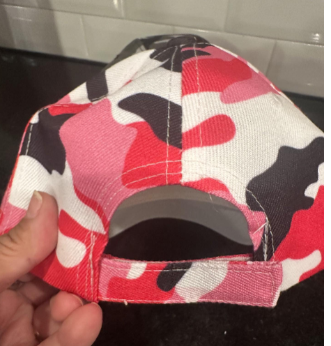 Luxury Upcycled Designer Patch Camo Hat - Que Sera Bracelets - Sing Along While Shopping Que Sera Sera...