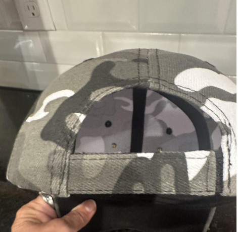 Luxury Upcycled Designer Patch Camo Hat - Que Sera Bracelets - Sing Along While Shopping Que Sera Sera...