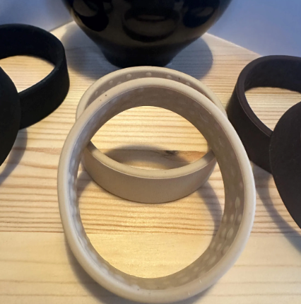 Kinder Binder Ponytail Holder - Fuller, Voluminous Ponytails Without Damage - Que Sera Bracelets - Sing Along While Shopping Que Sera Sera...