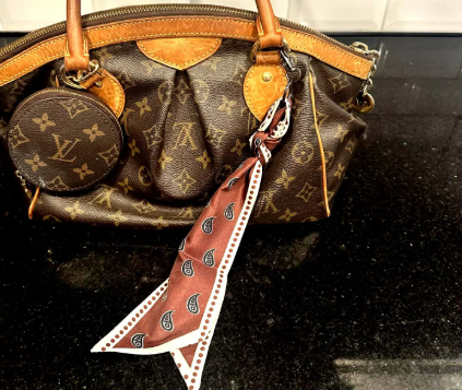 Silky Scarf Keychain - Luxury Purse Accessory & Key Finder - Que Sera Bracelets - Sing Along While Shopping Que Sera Sera...